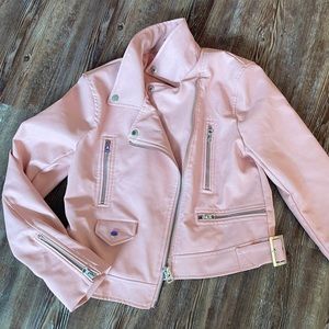 Light Pink Leather Jacket